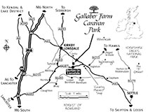 Location map Gallaber Farm