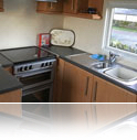 Gallaber Farm Caravan Park - Ingleborough Caravan - Kitchen